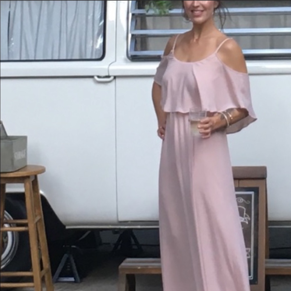 Show Me Your MuMu Caitlin maxi/gown - Dusty Blush
